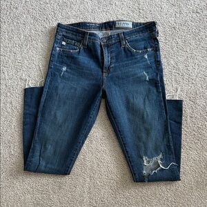 AG Adriano Goldschmied Dark Blue Skinny Jeans